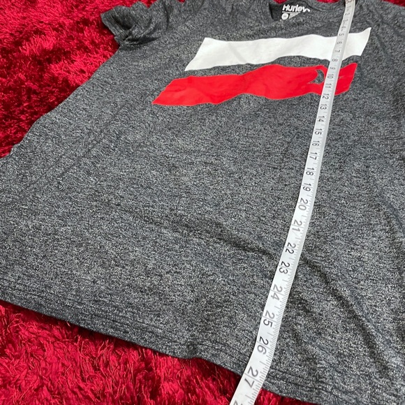Hurley Surf Skateboard Medium Snowboard Retro Shirt Heather Grey - Picture 6 of 7